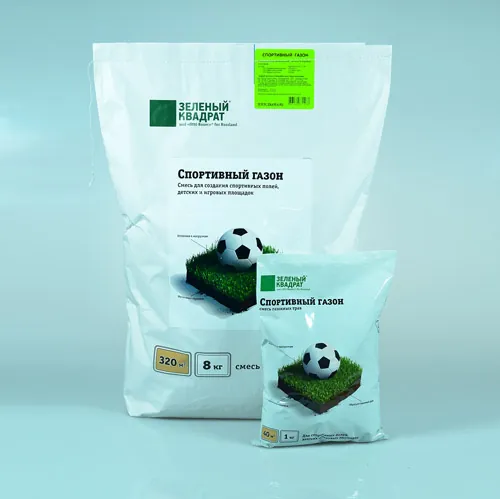 Газон Спортивный /Зеленый квадрат/ 1 кг