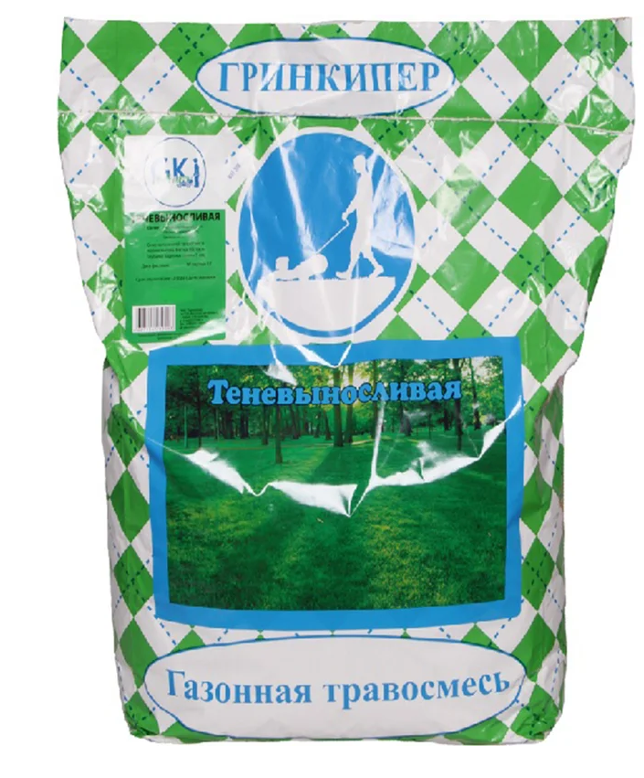 Газонная травосмесь "Теневыносливая" 20 кг