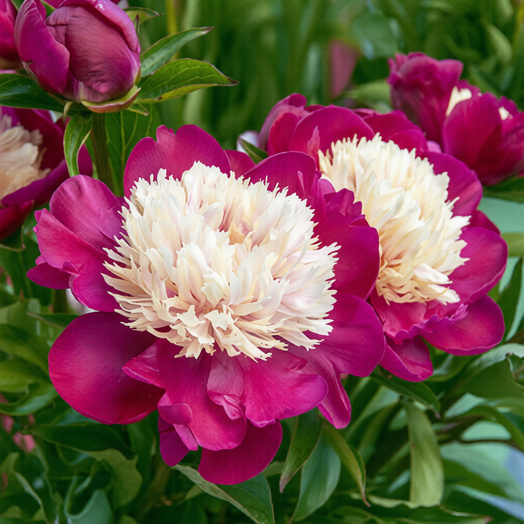 Пион "Уайт Кэп" Paeonie "White Cap" С5