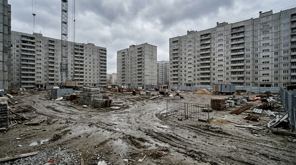 До озеленения двора